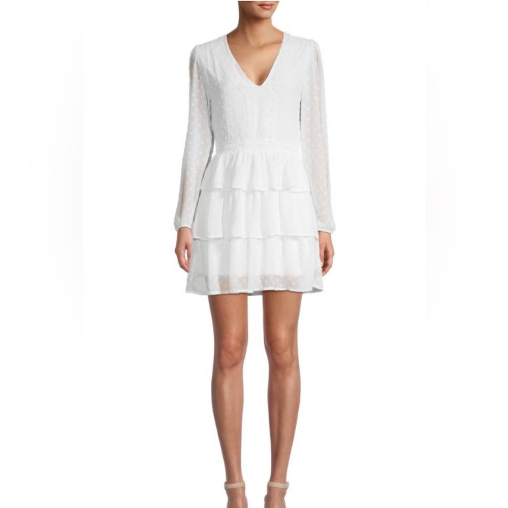 Koko + Mason ruffle tiered dress